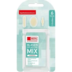 Wepa Blasenpflaster Mix 3 Größen, 6 St
