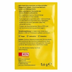 Wepa Elektrolyte Pulver Zitrone, 20X5.6 g
