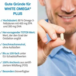 White Omega Original Omega-3-Fettsäuren Weichkapseln , 90 St><noscript><img width=