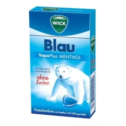 Wick BLAU Menthol Bonbons ohne Zucker Clickbox, 46 g> Bonbons