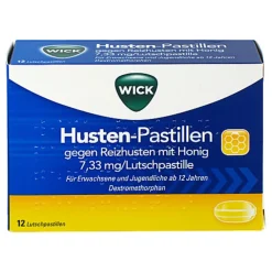 WICK Husten Pastillen gegen Reizhusten, 12 St