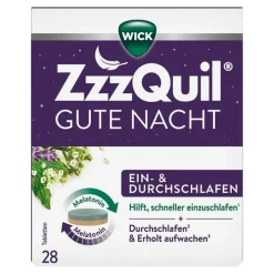 Wick Zzzquil Gute Nacht Tabletten, 28 St> Melatonin Tabletten