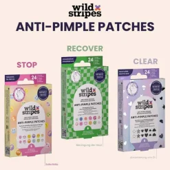 Wild Stripes Anti-Pickel Patches Smile Stop, 24 St