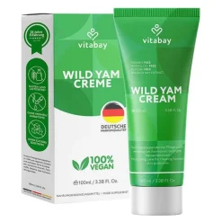 Wild Yams Creme mit 64% Diosgenin Gesicht + Körper, 100 ml