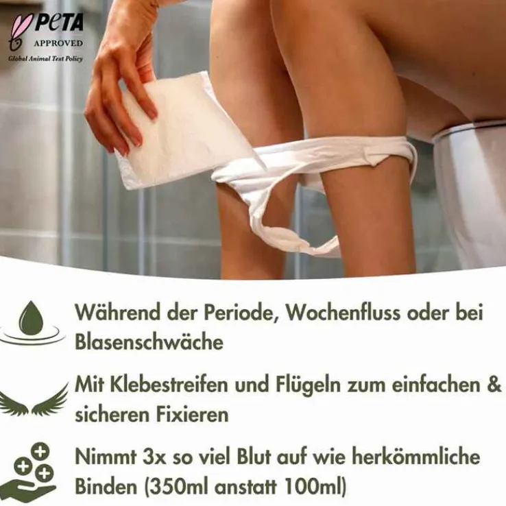 Wochenbettbinde extra stark Hamamelis, 16 St