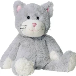 Wärme Stofftier Katze grau, 1 St> Wärmetiere