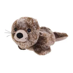 Wärme Stofftier Robbe Sunny braunmeliert, 1 St> Wärmetiere