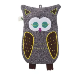 Wärmflasche Öko 0,8 l Strickbezug Eule, 1 St> Wärmflasche