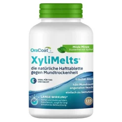 Xylimelts Hafttabletten milde Minze Oracoat, 110 St