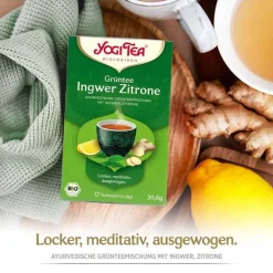 Yogi Tea Grüntee Ingwer Zitrone Bio, 17X1.8 g> Yogi Tee