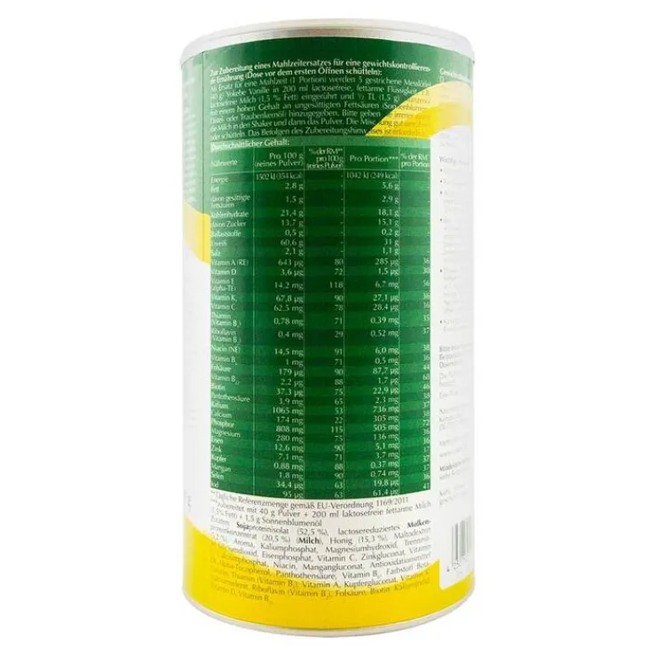 Yokebe Vanille lact-free NF2 Pulver, 500 g