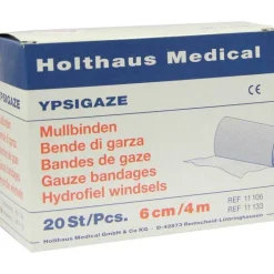 Ypsigaze Mullbinde 6cmx4m, 20 St> Mullbinden