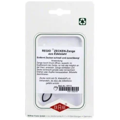 Frank Zeckenzange Regio Edelstahl, 1 St> Zeckenpinzetten|Zeckenentferner