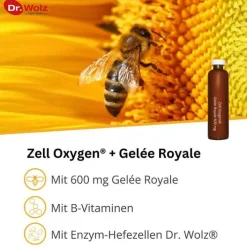 Dr. Wolz Zell Oxygen + Gelee Royale 600 mg Trinkampullen, 14X20 ml> Gelee Royal