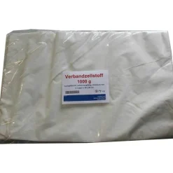 Zellstoff hochgebleicht gel., 1000 g> Mull & Zellstoff