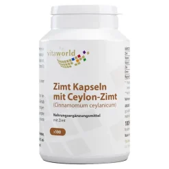 Zimt 500 mg + Zink + Chrom Kapseln, 100 St