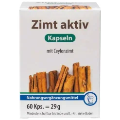 Canea-Pharma Zimt Aktiv Kapseln, 60 St> Zimt