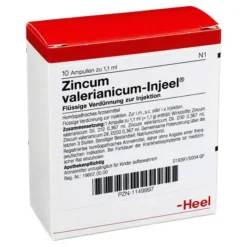 Injeel Zincum valerianicum Ampullen, 10 St> Heel