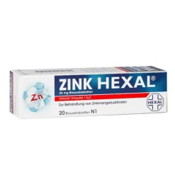 Hexal Zink Brausetabletten, 20 St> Zink|Abwehrsteigerung