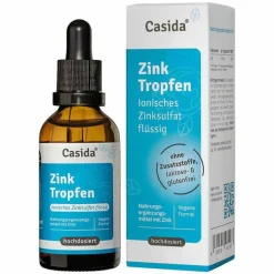 Zink Tropfen ionisches Zinksulfat flüssig, 50 ml