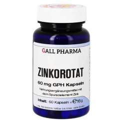 Zinkorotat 60 mg GPH Kapseln, 60 St> Zink