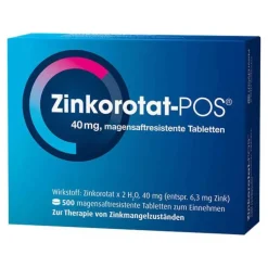 Zinkorotat-POS magensaftresistente Tabletten, 500 St> Zink|Abwehrsteigerung