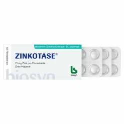 Biosyn ZINKOTASE® Filmtabletten, 50 St> Zink|Abwehrsteigerung