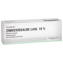 ZINKOXIDSALBE LAW, 10 %, 25 g