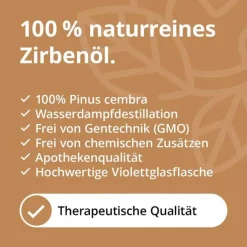 Zirbenöl naturrein ätherisch, 10 ml