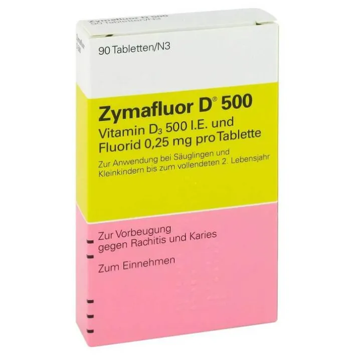 Zymafluor D 500 Tabletten, 90 St>Kinder Vitamine Für Kinder